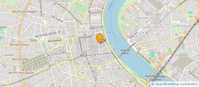 localisation de l'entreprise MADAME DELPHINE LAPOUGE  BORDEAUX