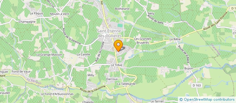 localisation de l'entreprise MADAME DELPHINE LARDIN  SAINT-ETIENNE-DES-OULLIERES