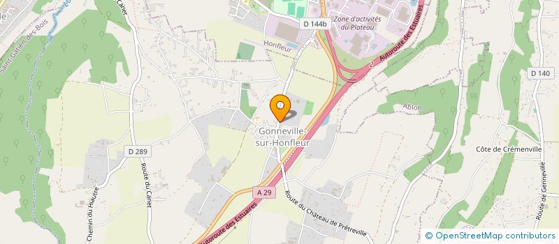 localisation de l'entreprise MADAME DELPHINE LARRIVAUD à GONNEVILLE-SUR-HONFLEUR