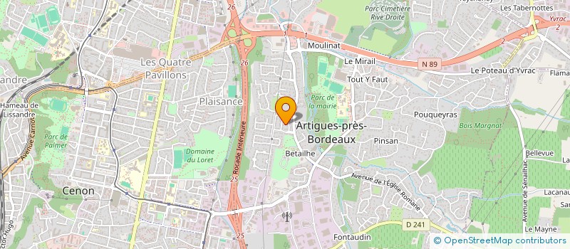 localisation de l'entreprise MADAME DELPHINE LAUNAY  FARGUES-SAINT-HILAIRE