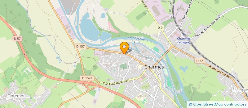 localisation de l'entreprise MADAME DELPHINE LAUNAY  CHARMES