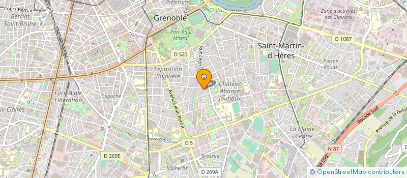 localisation de l'entreprise MADAME DELPHINE LAURE CHOIRAT à GRENOBLE