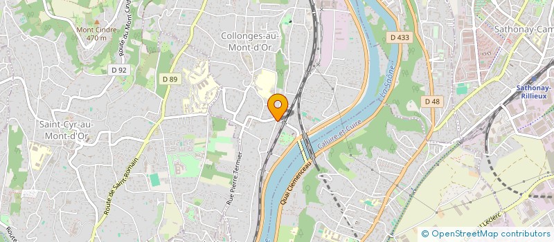 localisation de l'entreprise MADAME DELPHINE LAURENT  COLLONGES-AU-MONT-D'OR