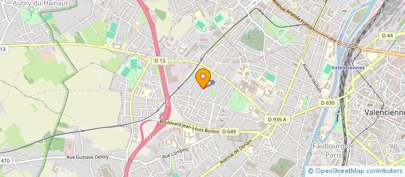 localisation de l'entreprise MADAME DELPHINE LAURENT  VALENCIENNES