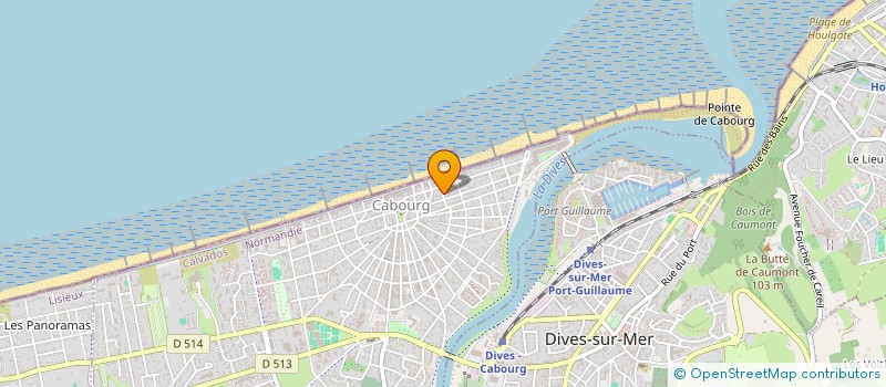 localisation de l'entreprise MADAME DELPHINE LAURU  CABOURG