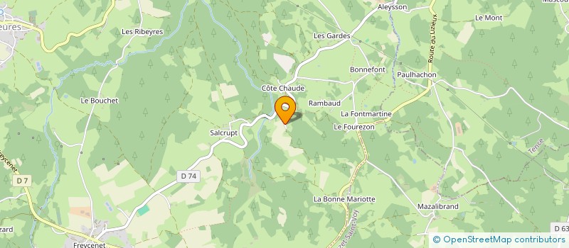 localisation de l'entreprise MADAME DELPHINE LAYE  SAINT-JEURES