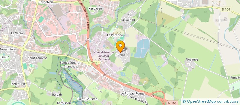 localisation de l'entreprise MADAME DELPHINE LE BIHAN  THEIX-NOYALO