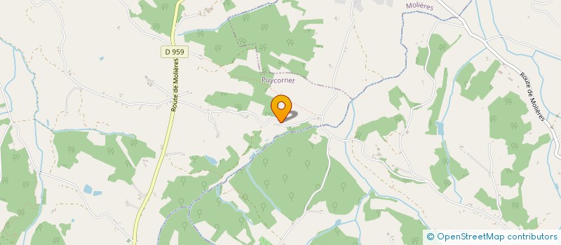 localisation de l'entreprise MADAME DELPHINE LE BIHAN  PUYCORNET