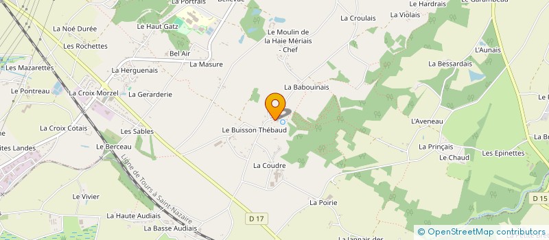 localisation de l'entreprise MADAME DELPHINE LE MEUR  NANTES