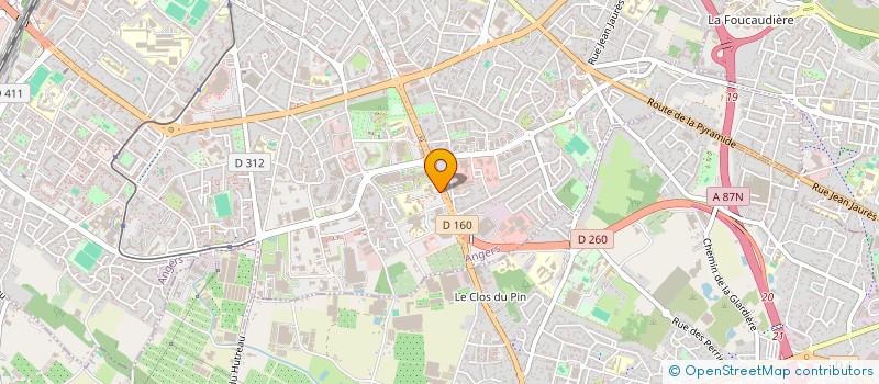 localisation de l'entreprise MADAME DELPHINE LE NAY à ANGERS