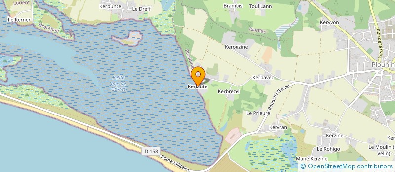 localisation de l'entreprise MADAME DELPHINE LE PECHOUX  PLOUHINEC