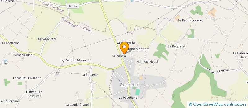 localisation de l'entreprise MADAME DELPHINE LEBLOND  BRICQUEBEC-EN-COTENTIN