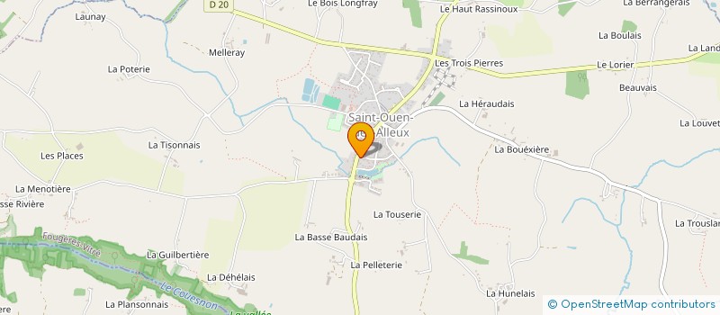 localisation de l'entreprise MADAME DELPHINE LEBOISSETIER  SAINT-OUEN-DES-ALLEUX