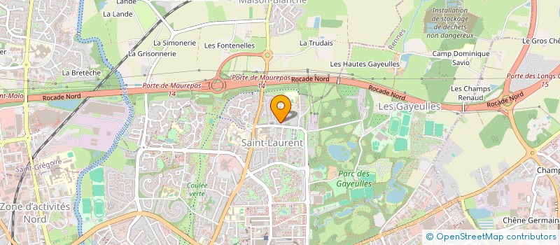 localisation de l'entreprise MADAME DELPHINE LECAMP  RENNES