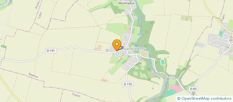 localisation de l'entreprise MADAME DELPHINE LECARPENTIER  FONTAINE-HENRY