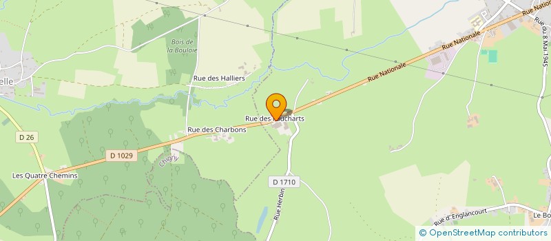 localisation de l'entreprise MADAME DELPHINE LECAS  BUIRONFOSSE