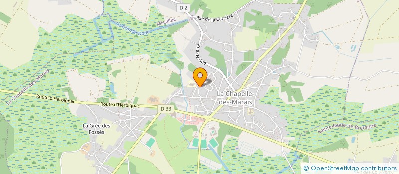 localisation de l'entreprise MADAME DELPHINE LECLINCHE à LA CHAPELLE-DES-MARAIS