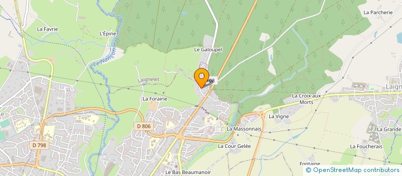 localisation de l'entreprise MADAME DELPHINE LECRIVAIN  FOUGERES