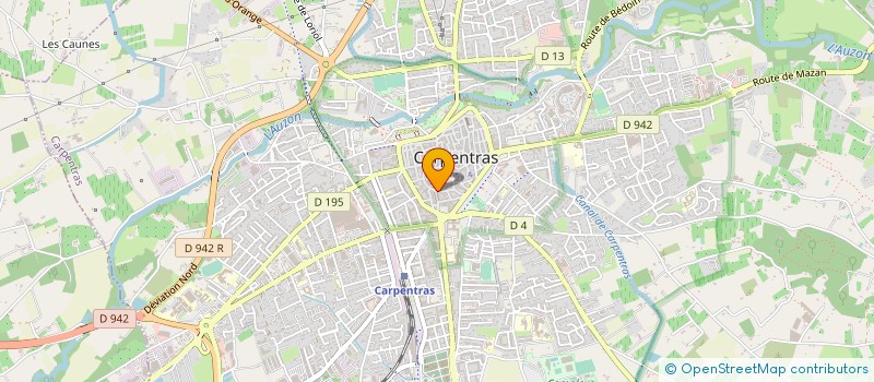 localisation de l'entreprise MADAME DELPHINE LEFEBVRE à CARPENTRAS