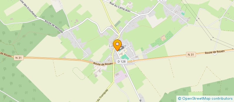 localisation de l'entreprise MADAME DELPHINE LEFEVRE  LA FEUILLIE