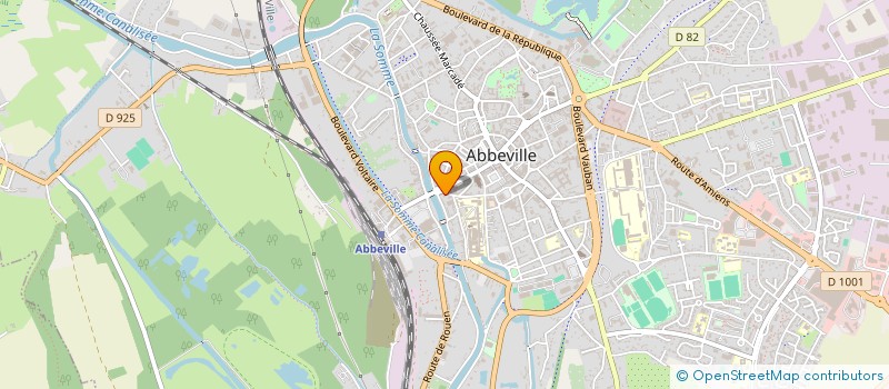 localisation de l'entreprise MADAME DELPHINE LEFORT à ABBEVILLE