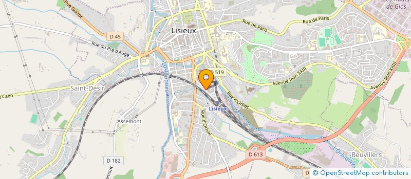 localisation de l'entreprise MADAME DELPHINE LEFROU DE LA COLONGE  GLOS