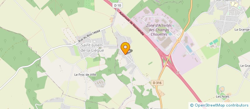localisation de l'entreprise MADAME DELPHINE LEGENDRE à SAINT-AUBIN-SUR-GAILLON