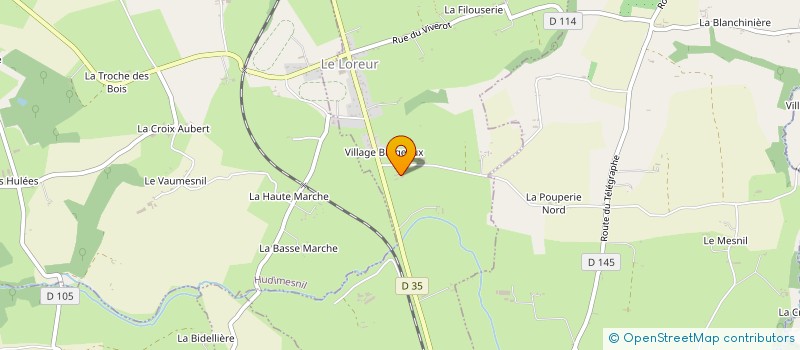 localisation de l'entreprise MADAME DELPHINE LEGRAND à LE LOREUR
