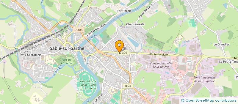 localisation de l'entreprise MADAME DELPHINE LEGRAND à SABLE-SUR-SARTHE