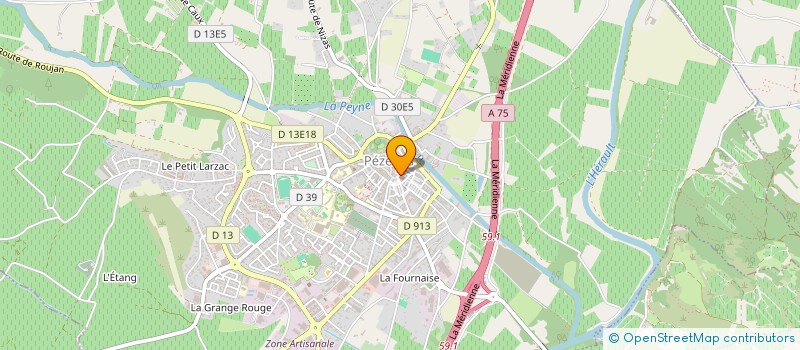 localisation de l'entreprise MADAME DELPHINE LEGROS à PEZENAS