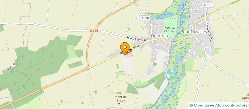 localisation de l'entreprise MADAME DELPHINE LEIGNEL  QUERRIEU