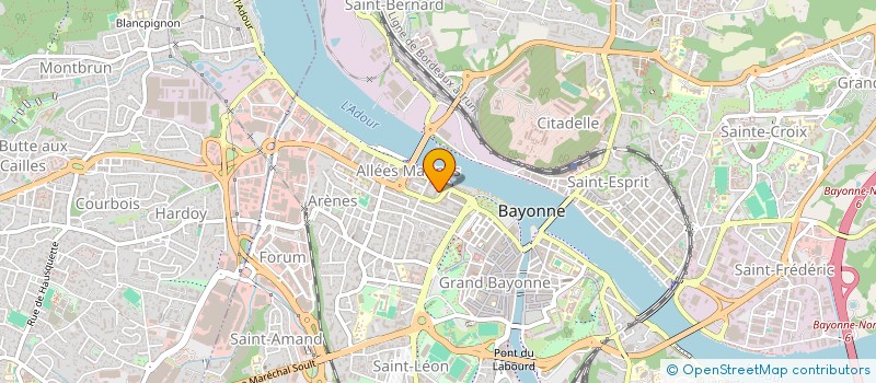 localisation de l'entreprise MADAME DELPHINE LEMAIRE  BAYONNE