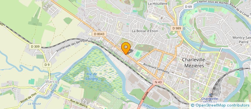 localisation de l'entreprise MADAME DELPHINE LEONARD  CHARLEVILLE-MEZIERES