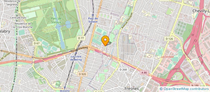 localisation de l'entreprise MADAME DELPHINE LERAT  ANTONY