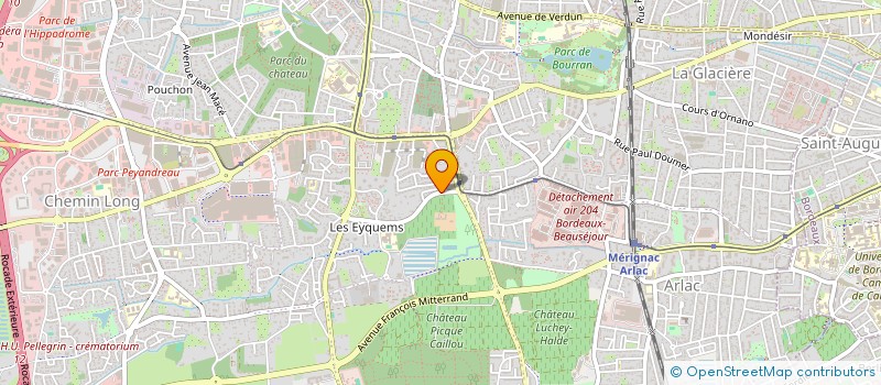 localisation de l'entreprise MADAME DELPHINE LESAGE  MERIGNAC