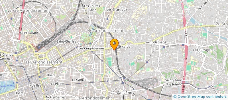 localisation de l'entreprise MADAME DELPHINE LEULIER à MARSEILLE