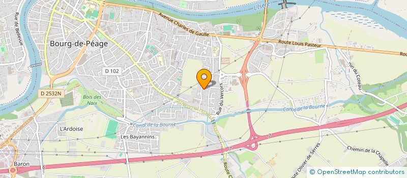 localisation de l'entreprise MADAME DELPHINE LEVILLY  CHATUZANGE-LE-GOUBET