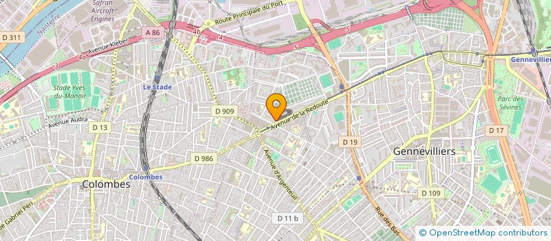localisation de l'entreprise MADAME DELPHINE LEVY  ASNIERES-SUR-SEINE