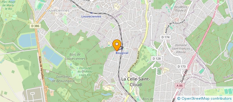 localisation de l'entreprise MADAME DELPHINE LEVY  LA CELLE-SAINT-CLOUD