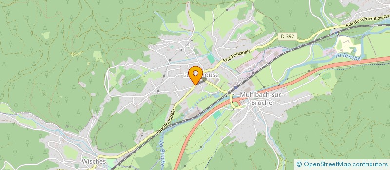 localisation de l'entreprise MADAME DELPHINE LIENHARDT  LUTZELHOUSE