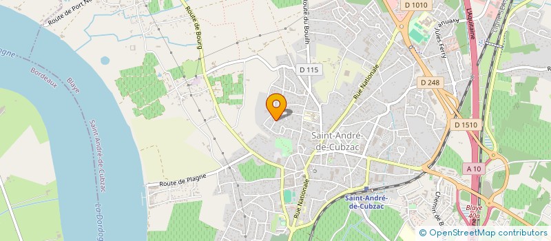 localisation de l'entreprise MADAME DELPHINE LIMONIER  SAINT-ANDRE-DE-CUBZAC