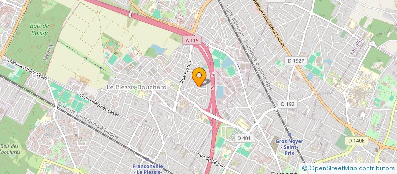 localisation de l'entreprise MADAME DELPHINE LISET à LE PLESSIS-BOUCHARD