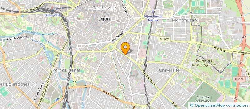 localisation de l'entreprise MADAME DELPHINE LISIECKI à DIJON