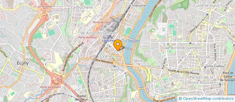 localisation de l'entreprise MADAME DELPHINE LIVERSET  LYON