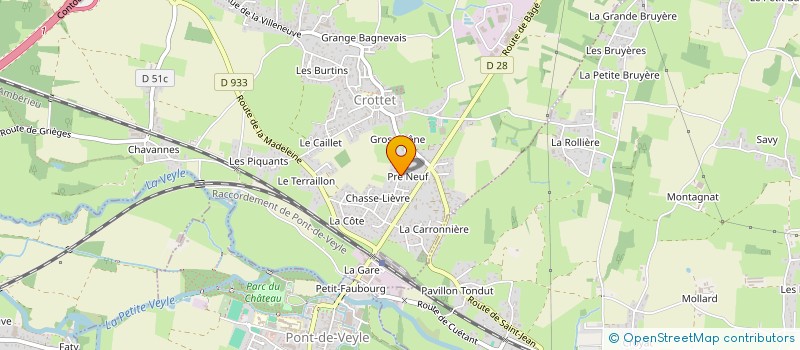 localisation de l'entreprise MADAME DELPHINE LLORENS à CROTTET
