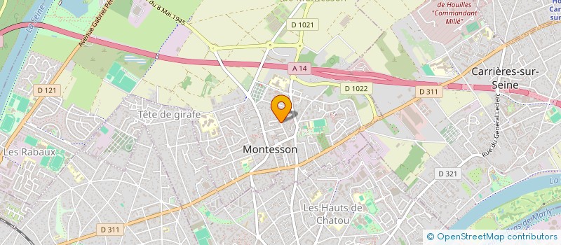 localisation de l'entreprise MADAME DELPHINE LOCURATOLO  MONTESSON