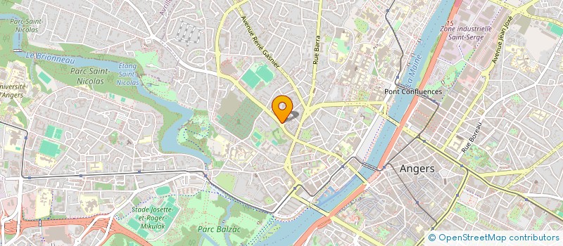 localisation de l'entreprise MADAME DELPHINE LOISEAU à ANGERS