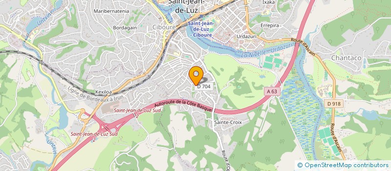 localisation de l'entreprise MADAME DELPHINE LONDAITZ BEHERE  CIBOURE