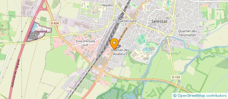 localisation de l'entreprise MADAME DELPHINE LORACH à SELESTAT