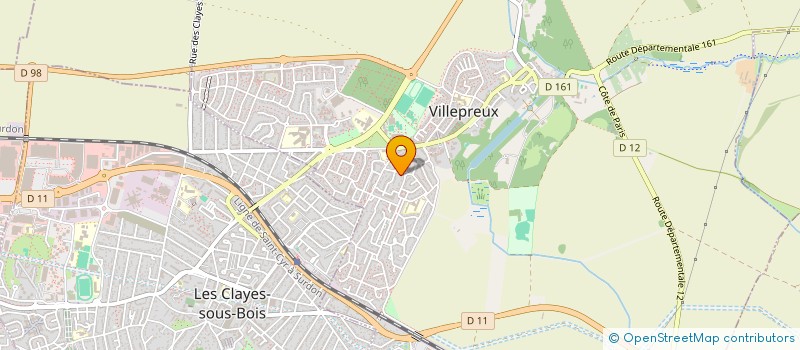 localisation de l'entreprise MADAME DELPHINE LORBLANCHET  VILLEPREUX